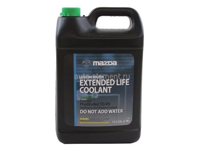 Антифриз Mazda FL22 Extended Llife Coolant Ppremixed, зеленый, готовый, 3.78л / 000077508E20