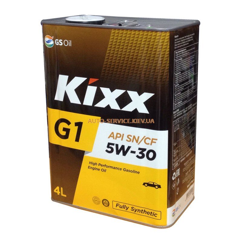 Моторное масло Kixx G1 5W30 SN/CF, 4л / L210144TE