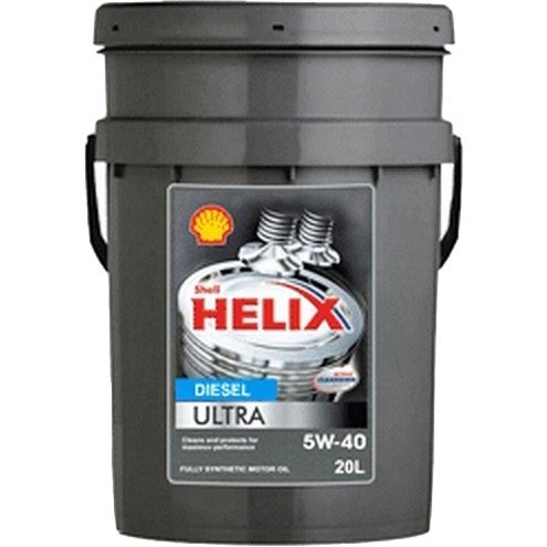 Моторное масло Shell Helix Ultra 5W40 SN/CF, 20л / 550040751