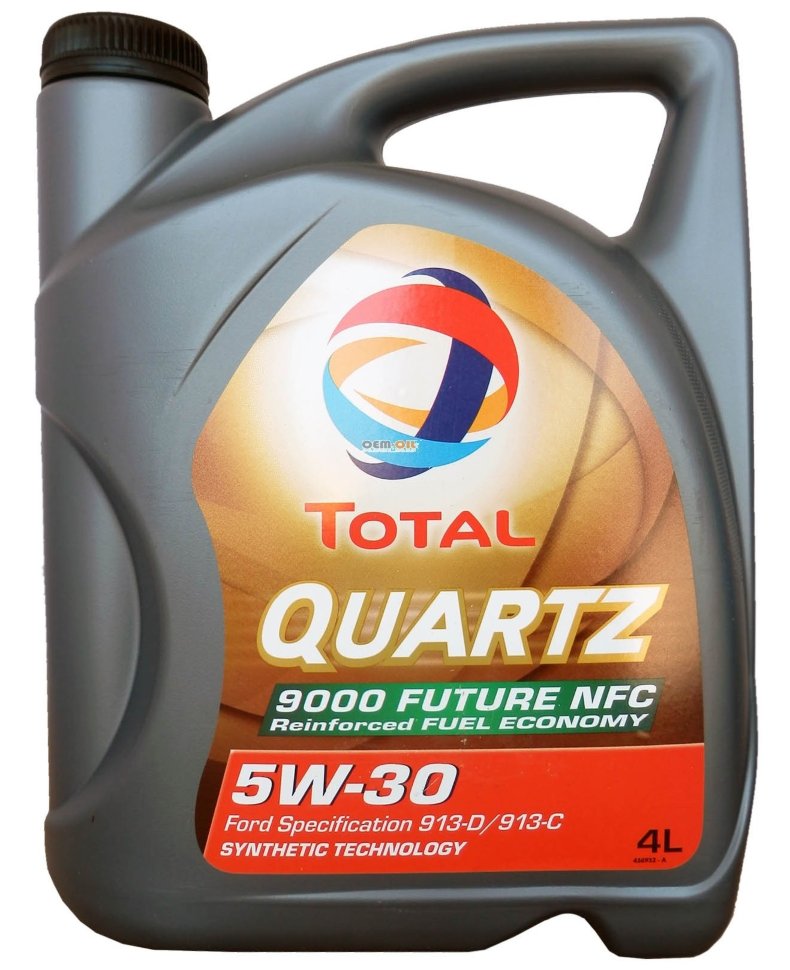Моторное масло Total Quartz 9000 Future NFC 5W-30 A5/B5, 4 л / 10230501