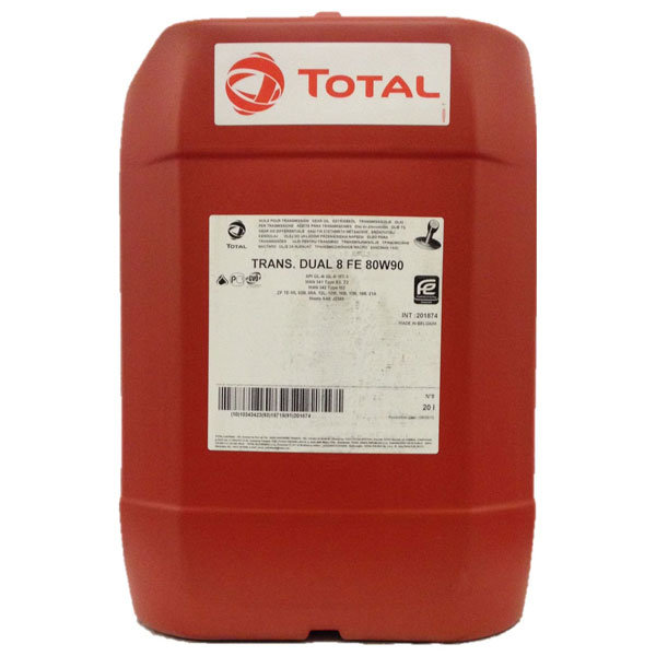 Трансмиссионное масло Total Trans Dual 8 FE 80W-90 GL-4/5, 20 л / 201874