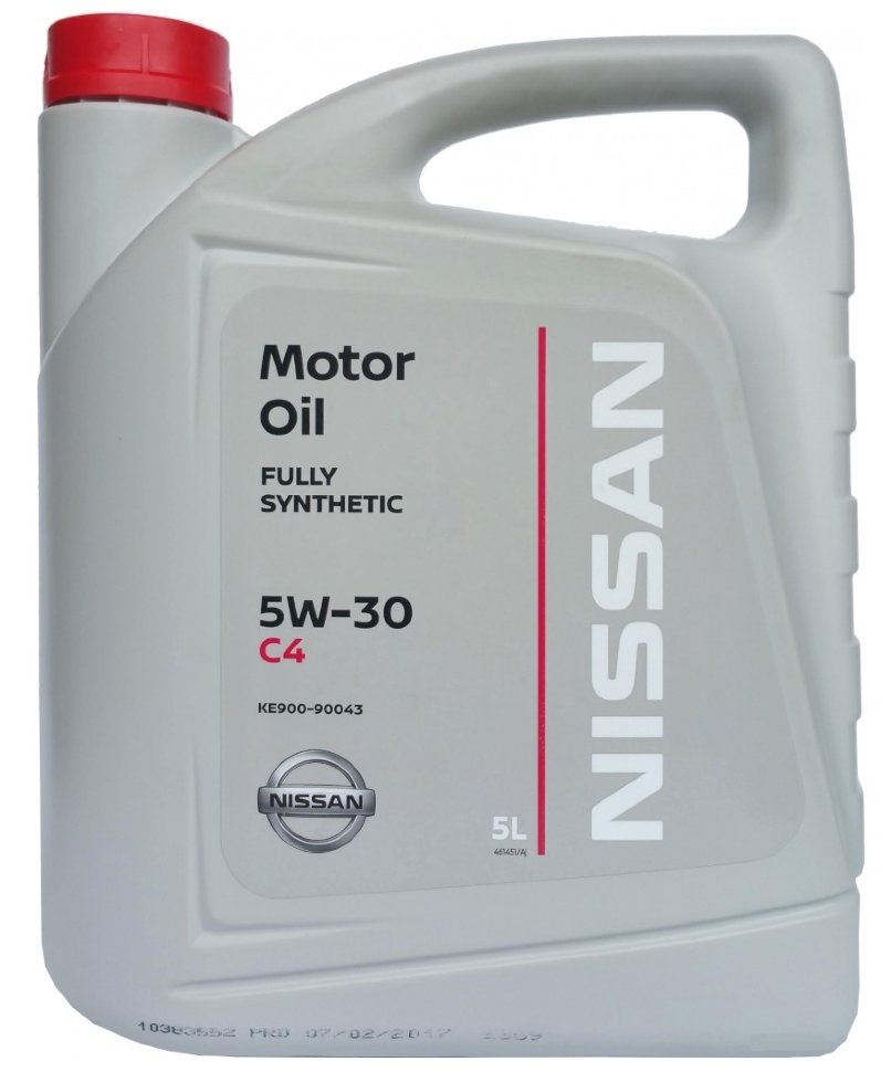Моторное масло Nissan Motor Oil DPF 5W30 SM/CF/C3, 5л / KE90090043-R