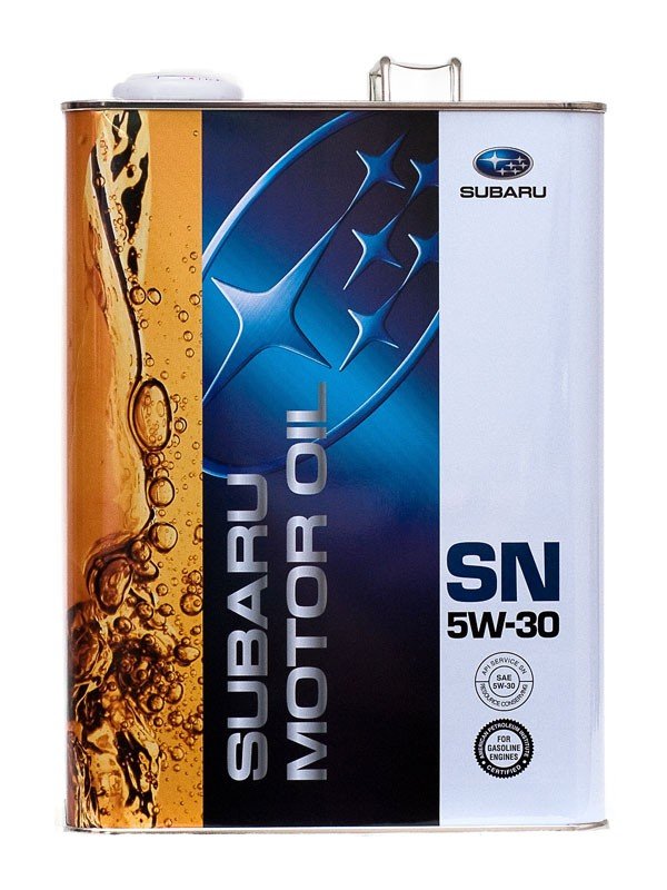 Моторное масло Subaru Motor Oil 5W30 SN, 4л / K0215Y0273