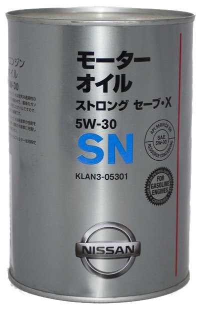 Моторное масло Nissan Strong Save X 5W30 SN, 1л / KLAN5-05301