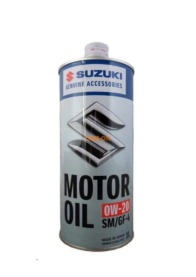 Моторное масло Suzuki Motor Oil 0W20 SM, 1л / 99M0021R01001