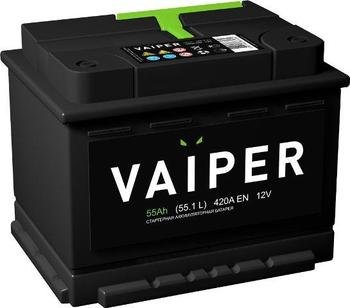 Аккумулятор 60 Ач Vaiper 480А, п.п. (+\-)