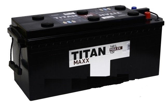 Аккумулятор 140 Ач Titan MAXX 900А, о.п. (+/-) / 025904
