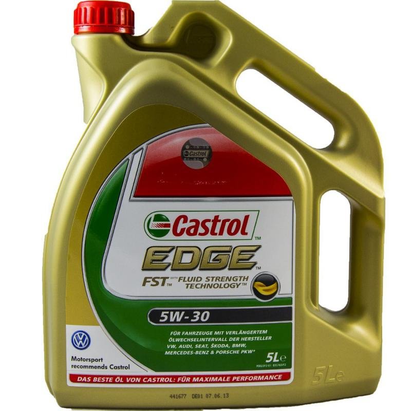 Масло моторное Castrol Edge LL Titanium FST, 5W-30, синтетическое, 4L / 15669A