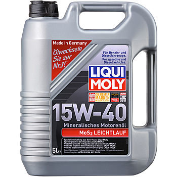 LIQUI MOLY MoS2 Leichtlauf 15W-40 5л LM1933