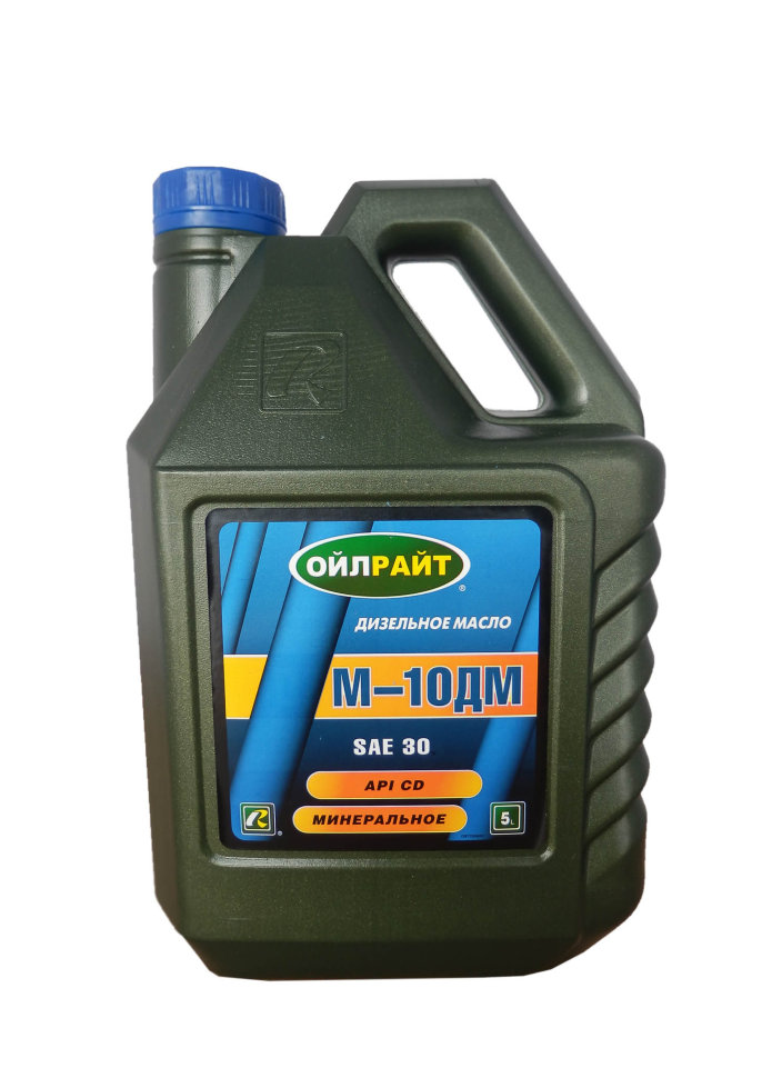 Моторное масло ОйлРайт М-10ДМ SAE 30 API CD, 5л / 2508