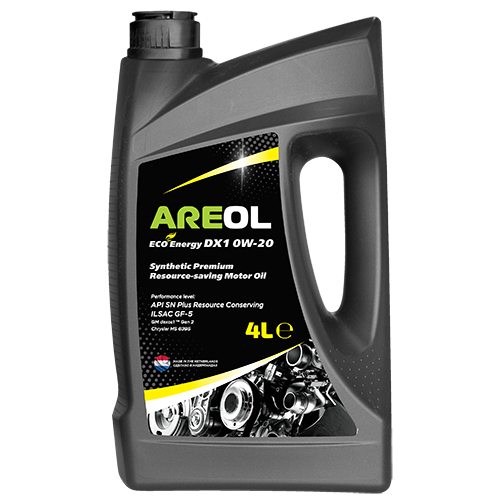 AREOL ECO Energy DX1 0W20 (4L) масло моторное! синт.\API SN, ILSAC GF-5, GM Dexos 1 Gen 2