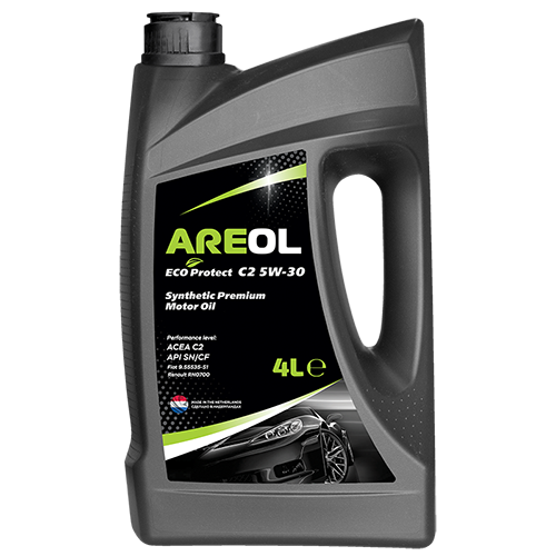AREOL ECO Protect C2 5W30 (4L) масло моторное! синт.\ ACEA C2, API SN/CF, Fiat 9.55535-S1