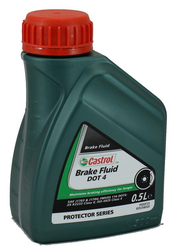 Тормозная жидкость Castrol Brake Fluid DOT-4, 500 мл / 15036C