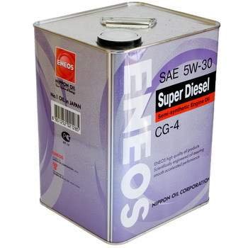 Масло моторное Eneos Super Diesel CG-4 Semi-Synthetic JP, 5W-30, полусинтетическое, 6L / OIL1334