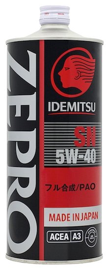 Моторное масло Idemitsu Zepro Racing 5W40 SN, 1л / 3585001