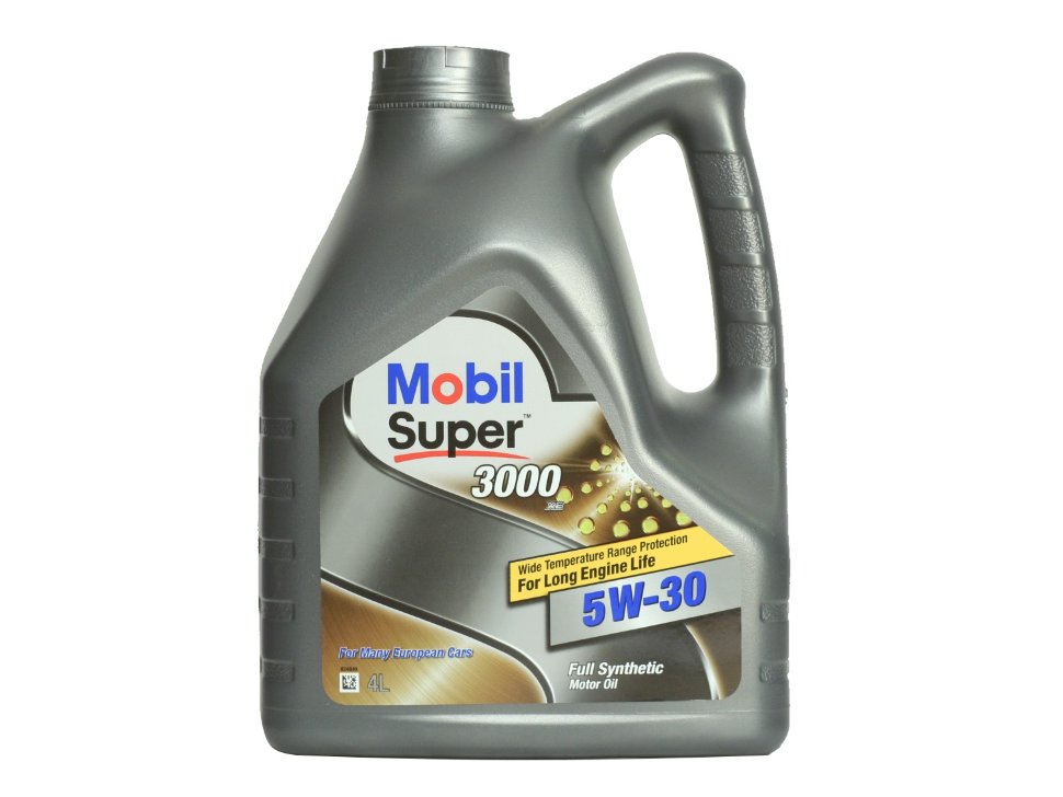 Моторное масло Mobil Super 3000 XE 5W30 SM/SL/CF, 4л / 153018
