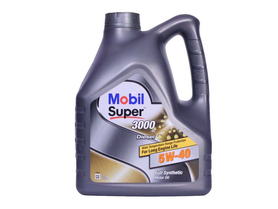 Моторное масло Mobil Super Diesel 3000 X1 5W40 CF, 4л / 152572