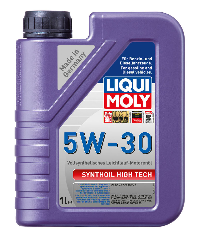 Моторное масло Liqui Moly Sinthoil High Tech 5W-30 SM/CF, C3, 5 л / LM-9077