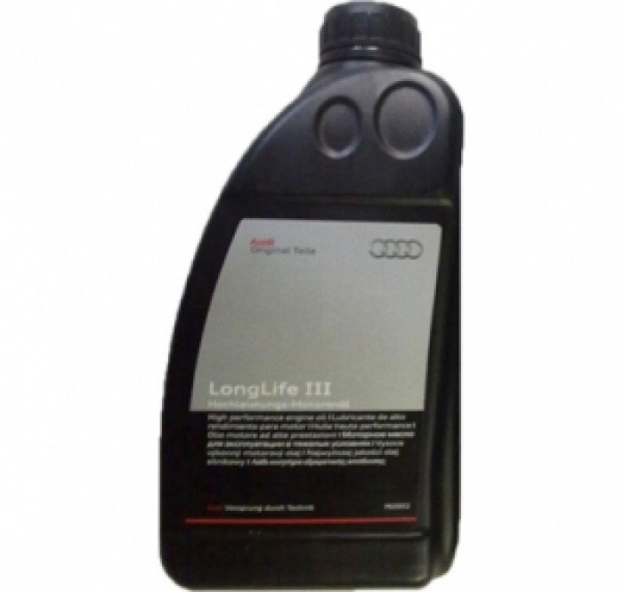 Моторное масло Audi Long Life III 5W30, 1л / GAU 052 195 M2