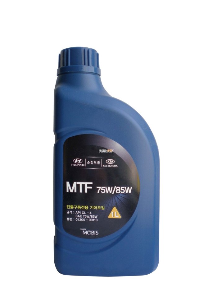 Трансмиссионное масло Hyundai MTF 75W85 GL-4, 1л / 0430000110
