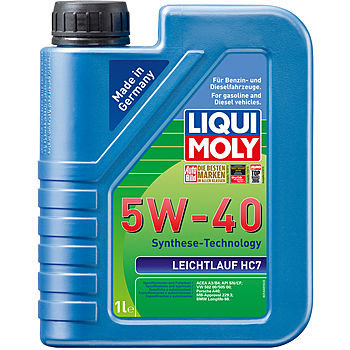LIQUI MOLY Leichtlauf HC 7 5W-40 SN/CF; A3/B4 1 литр LM1346