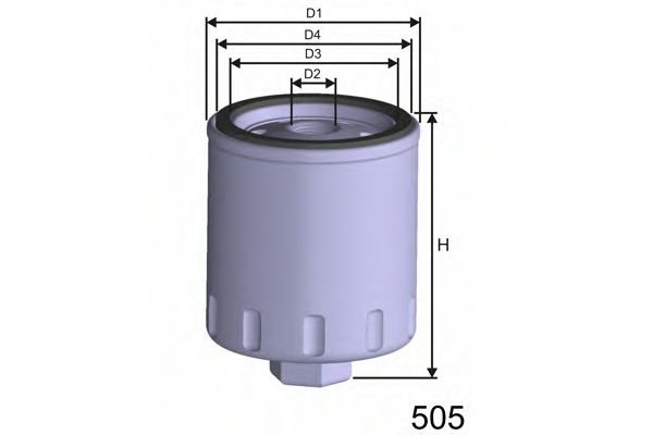 Масляный фильтр MiSFAT / Z282 / W712/52