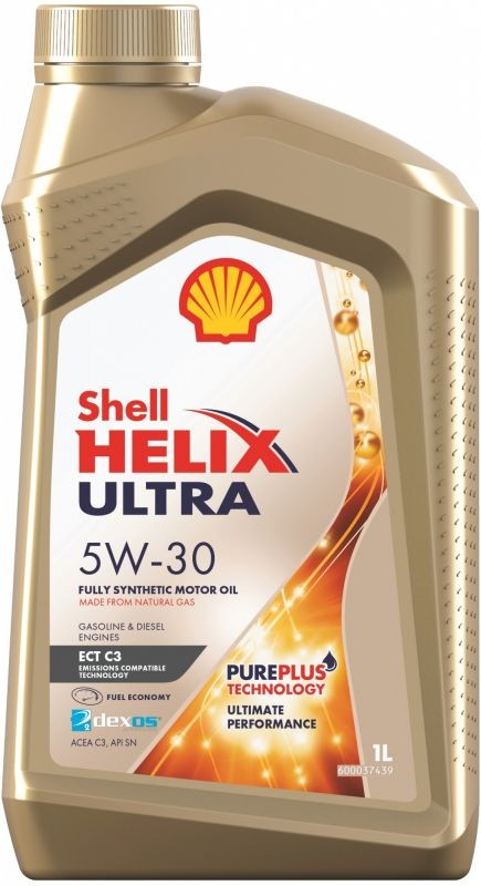 Моторное масло Shell Helix Ultra ECT 5W30 C2/C3, 1л / 550042846