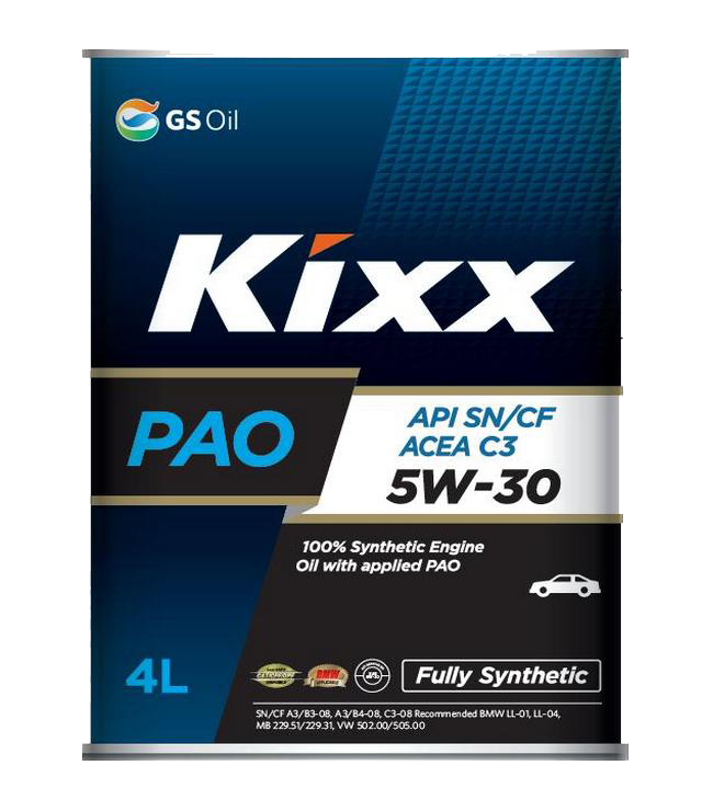 Моторное масло Kixx PAO 5W30 SN/CF, 4л / L208244TE1