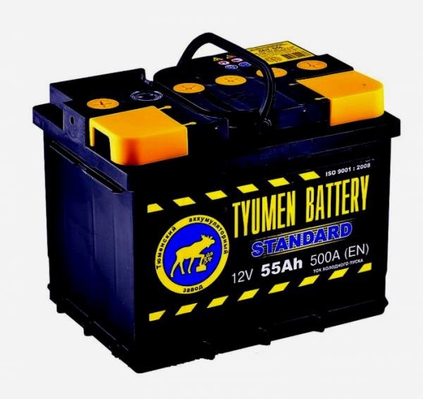 Аккумулятор 55 Ач Tyumen Battery, 500 А п.п. (+\-) / 111817
