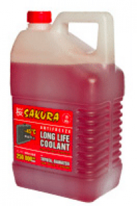 Антифриз Sakura Red красный, готовый -45 °C, 5л / 430201402
