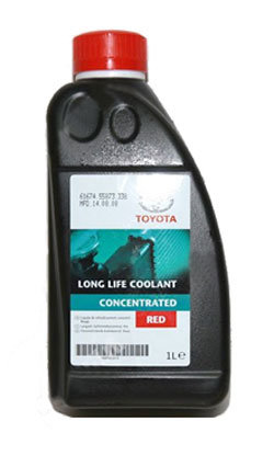 Антифриз Toyota Long Life Coolant Concentrated RED конценрат, 1л / 08889-80015