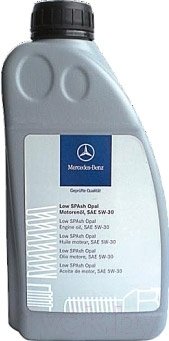 Масло моторное Mercedes MB 229.5, 5W-30, синтетическое, 1L / A0009898301ADA6