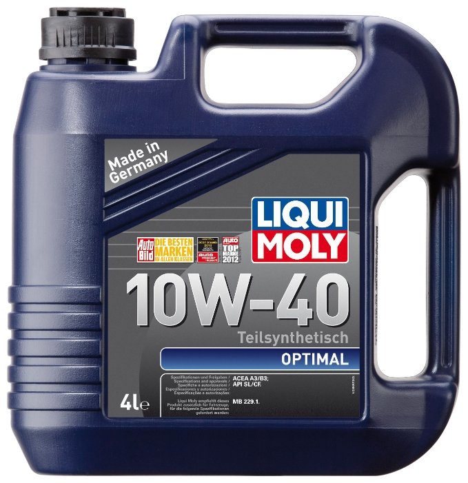 Моторное масло Liqui Moly Optimal HC 10W40 SL/CF, 4л / 3930