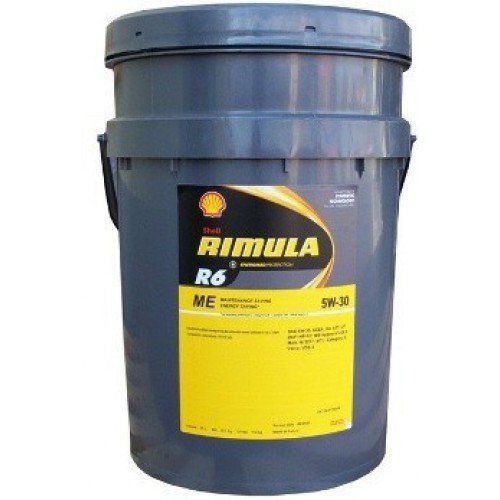 Моторное масло Shell Rimula R6 ME 5W-30 CF, 20л / 550040122
