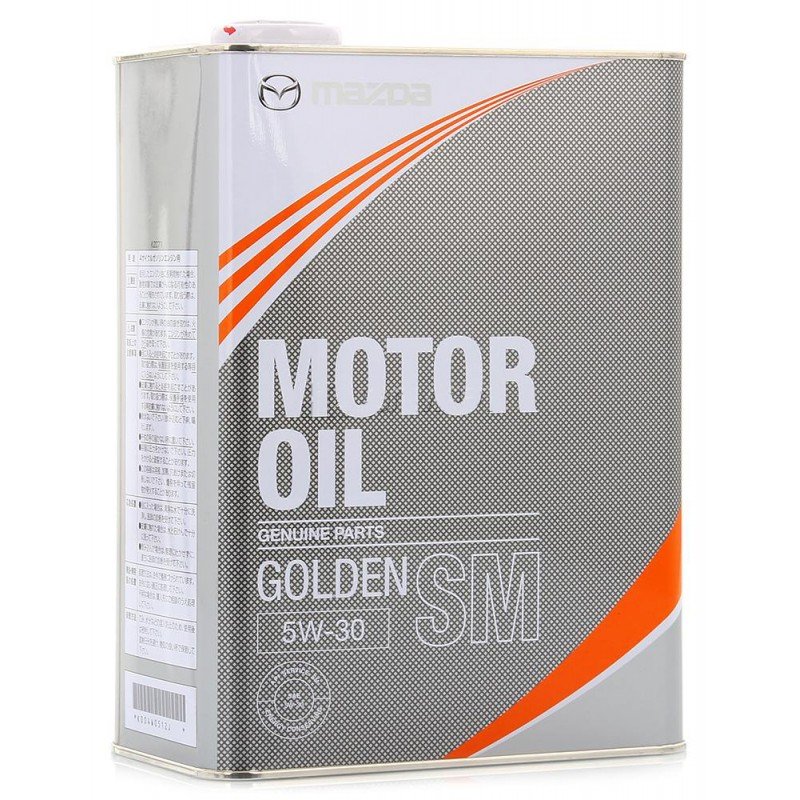 Моторное масло Mazda Motor Oil Golden 5W30 SN, 4л / K004W0515J