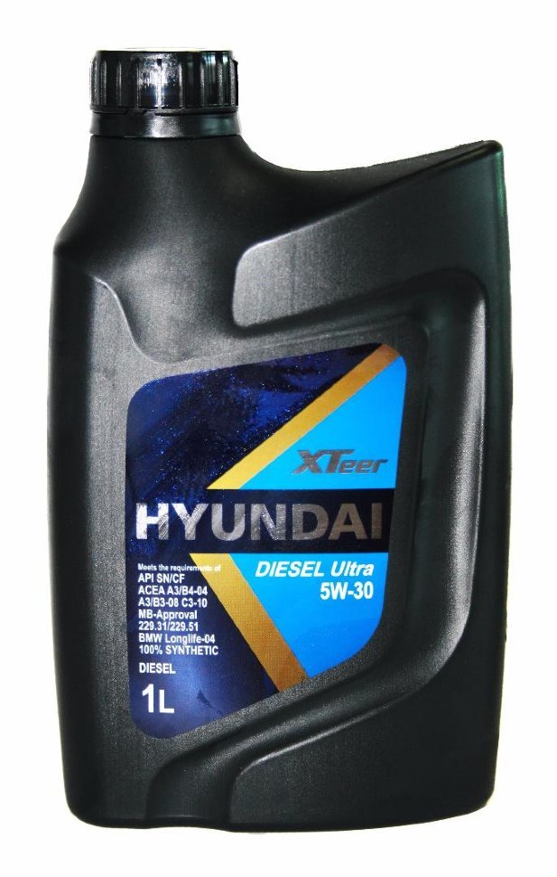 Моторное масло Hyundai XTeer Diesel Ultra 5W-30 SN/CF, C3, 1 л / 1011003