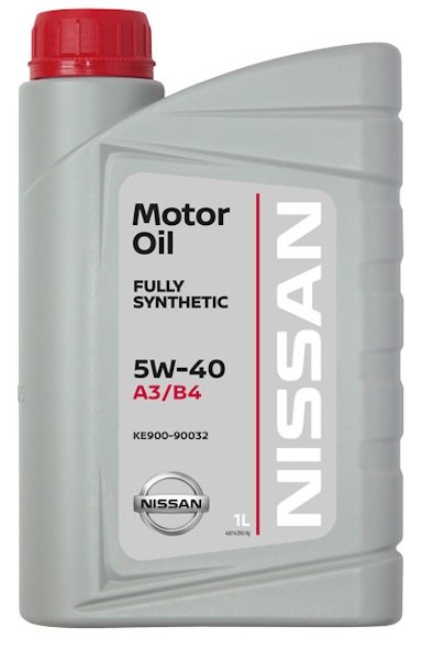 Моторное масло Nissan Motor Oil 5W40 SM/CF, 1л / KE90090032