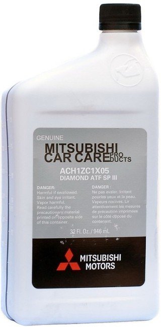 Трансмиссионное масло Mitsubishi Diamond ATF SPIII, 946мл / MZ320200 / ACH1ZC1X05