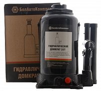 Домкрат гидравлический бутылочный 20т, 224-425 мм, 2 клапана / BAK.00036