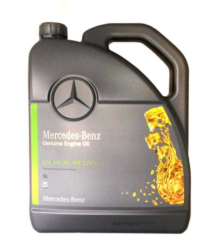 Моторное масло Mercedes-Benz 5W30 229.51, 5л / A0009899701AAA4