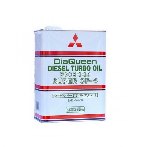Моторное масло Mitsubishi DQ Diesel Turbo Oil Exceed Super 10W30 CF-4, 4л / 2987610
