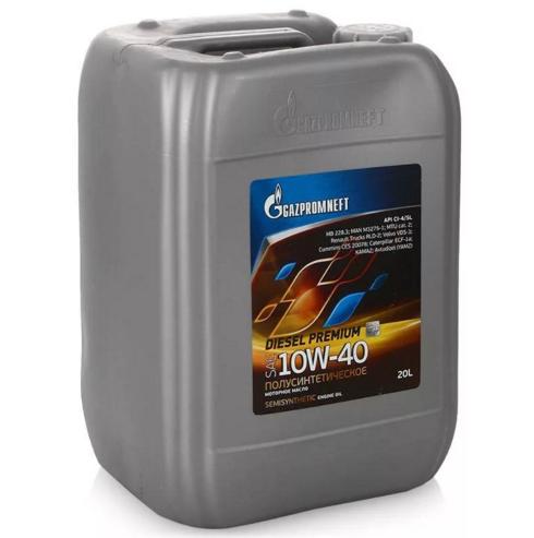 Моторное масло Gazpromneft Diesel Premium 10W40 CI-4/SL, 20л / 253141969