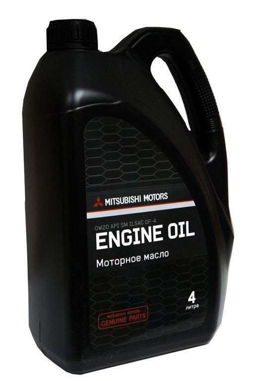 Моторное масло Mitsubishi Engine Oil 0W20 SN, 4л / MZ320751