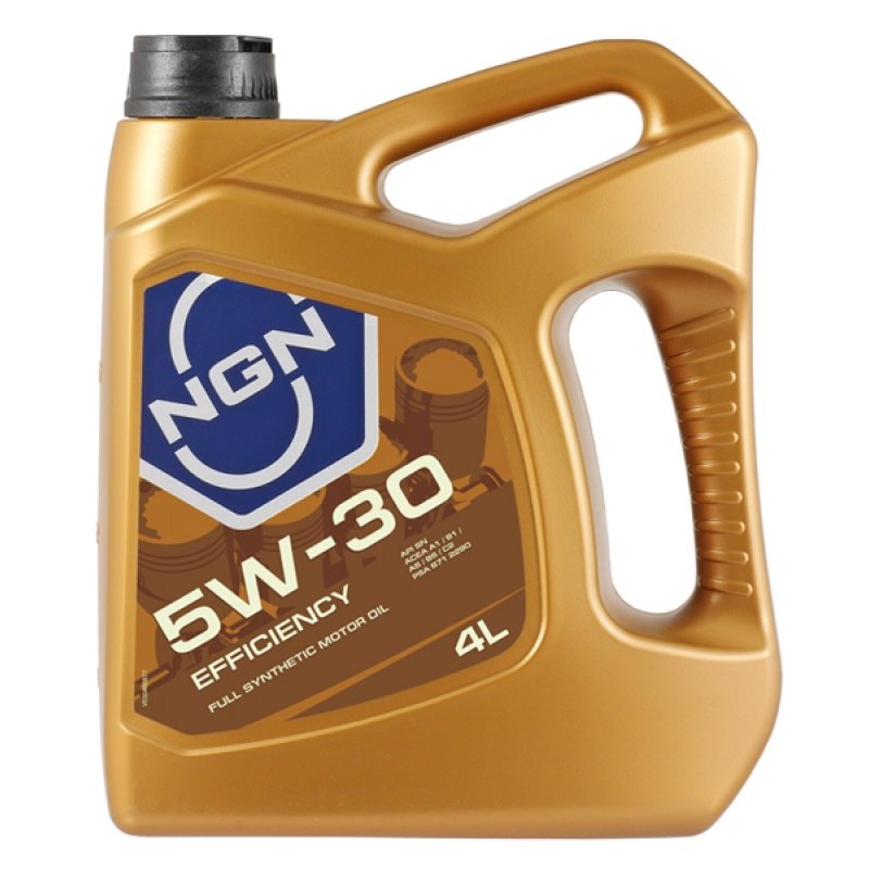 Масло моторное синтетическое 5W-30 EFFICIENSY SN 4л / V172085348