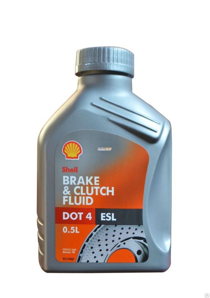 Тормозная жидкость Shell Brake Clutch Fluid DOT-4 ESL, 0.5л / 5011987212008