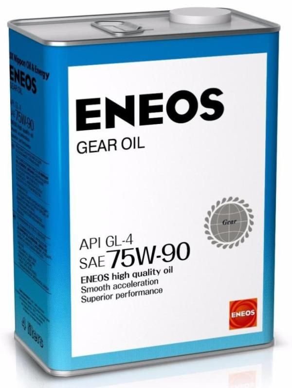 Трансмиссионное масло Eneos Gear Oil 75W90 GL-5, 4л / OIL1370