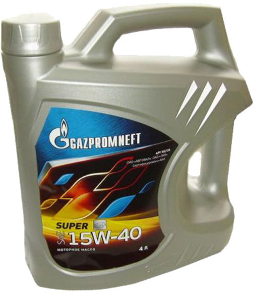 Моторное масло Gazpromneft Super 15W40 SG/CD, 4л