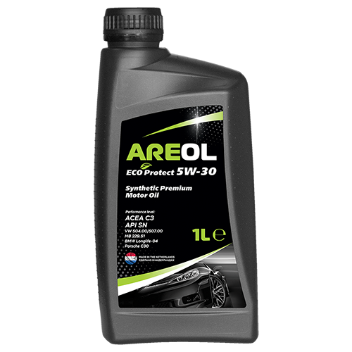 AREOL ECO Protect 5W-30 (1L) масло моторное! синт.\ ACEA C3, API SN, VW 504.00/507.00, MB 229.51