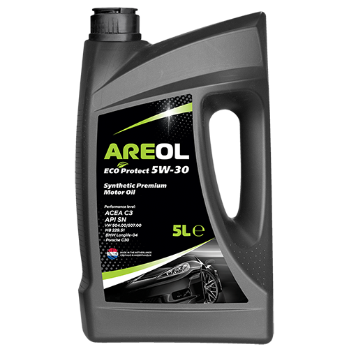 AREOL ECO Protect 5W-30 (5L) масло моторное! синт.\ ACEA C3, API SN, VW 504.00/507.00, MB 229.51
