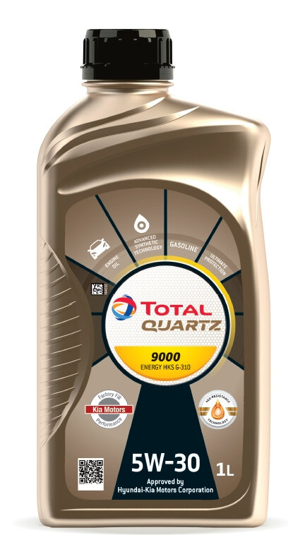 Моторное масло Total Quartz 9000 Energy HKS G-310 5W30 A5/B5, 1л / 175392